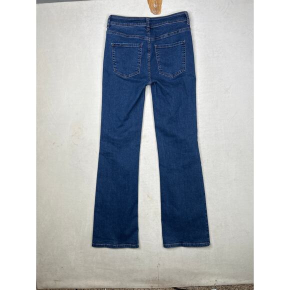 Free People We The Free Women's Size 27 Exposed Button Fly Flare Jeans - Picture 12 of 12